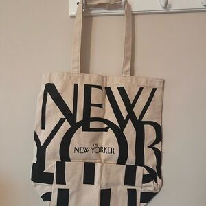 NWOT The New Yorker Canvas Tote Bag